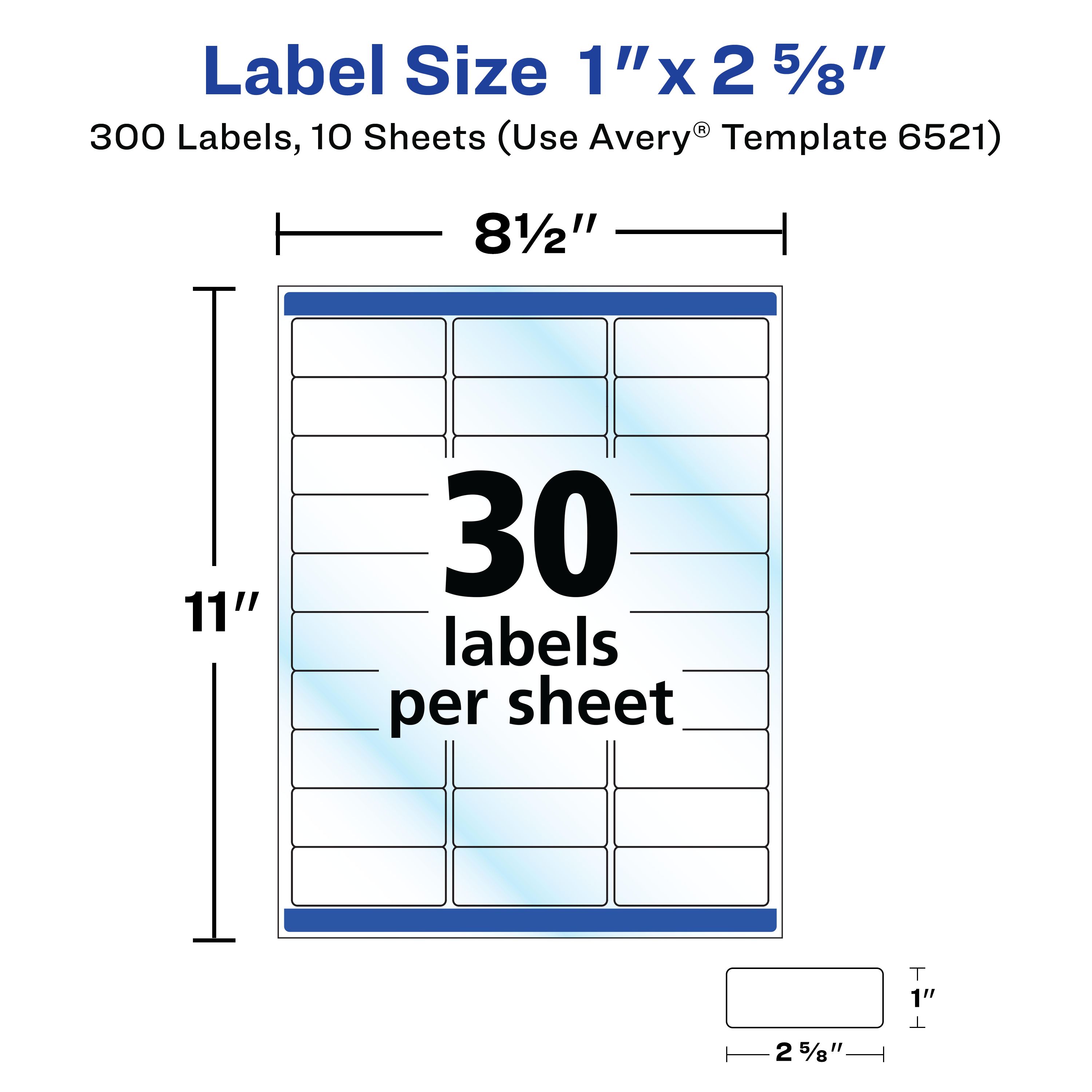 Easy Peel® Address Labels 6521 | Avery